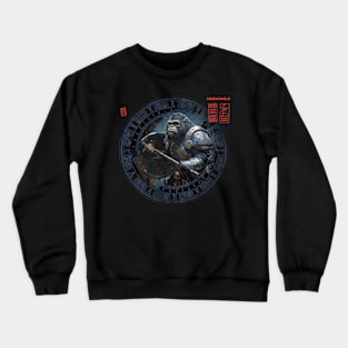 Boardgame Shirt, Arkenshield, "Angry Monkey Axeman", Game Champ Crewneck Sweatshirt